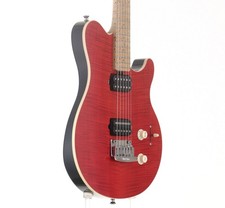 MUSIC MAN Axis Super Sport HH Tremolo Translucent Red MOD Used Electric Guitar