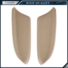 Pair of Beige Door Panel Armrest Leather Cover & Base fit for Honda Accord 08-12