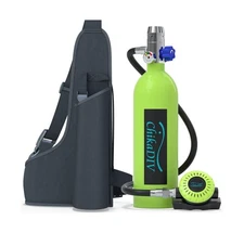 Mini Scuba Tank with 1L Capacity Portable Lung Tank Diving Tank Diving Equipm...