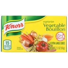 Vegetable Bouillon Cubes Box 2.1 Oz(Case Of 24)