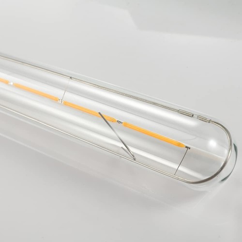 E26 LED Tubular Bulbs,Soft White 3000K,T10 Dimmable LED Bulb,8.9in Tube Ediso... - Picture 2 of 7