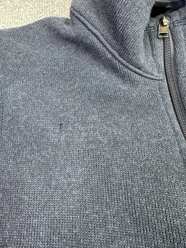 Patagonia Better Sweater Men’s Full Zip  Vest Blue M small rip on chest area image 2