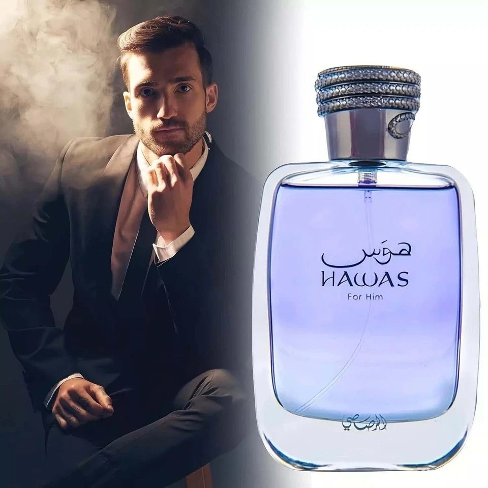 RASASI Hawas For Men - Eau de Parfum Spray 100ML (3.4 Oz) BRAND