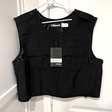 Blauer Armorskin Carrier Cover Vest Mens XL Tall XLT Black Side Zip 8370