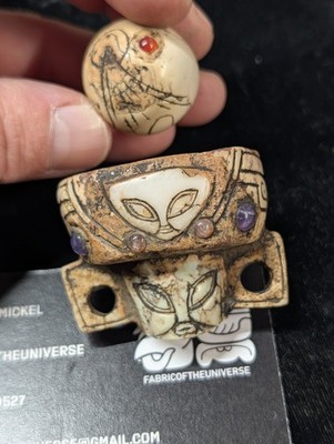 Ojuelos De Jalisco Alien Stones Orb Fits In Head Hat Artifacts Ceremonial 