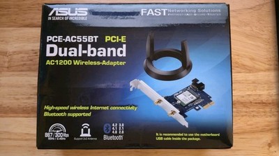 ASUS PCE-AC55BT PCI-E Dual Band AC1200 Wireless Adapter