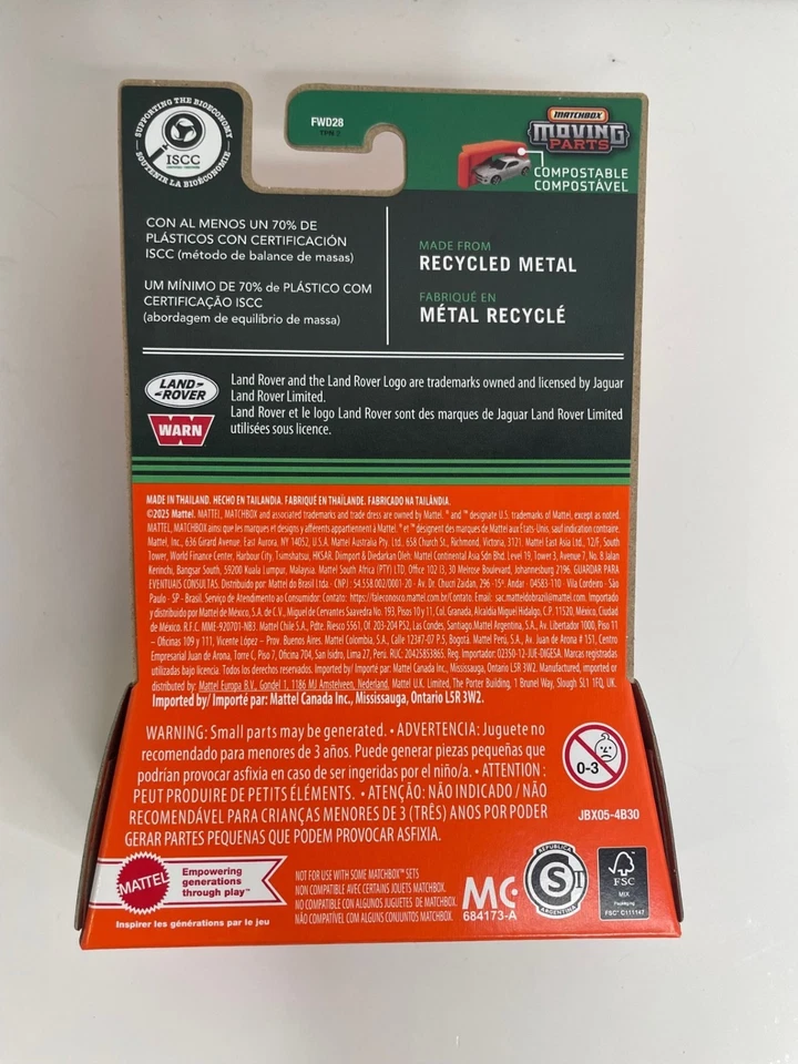 MATCHBOX MOVING PARTS 1965 Land Rover Gen II Pickup Super Chase 2025 - Image 3 of 3