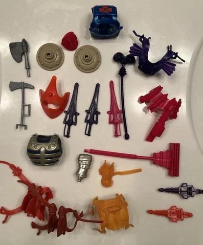 He-Man Masters Of The Universe Weapons Vintage Accessories Lot MOTU