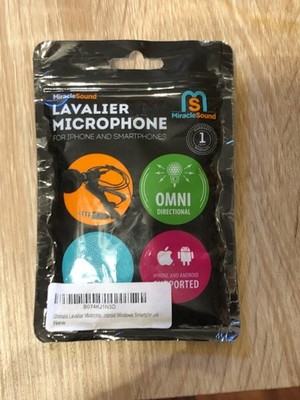 Lavalier Microphone for iPhone and Smartphones - Miracle Sound