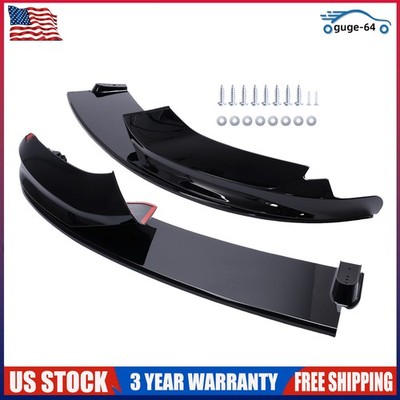 For BMW 4 Series M Sport F32 F33 F36 Performance Front Splitter Lip Gloss Black