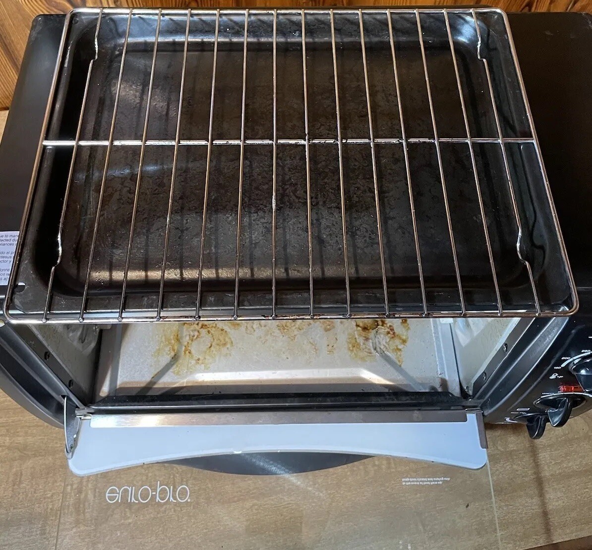 EuroPro X Toaster Oven ModelTO1612 Preowned Tested Working Buy As