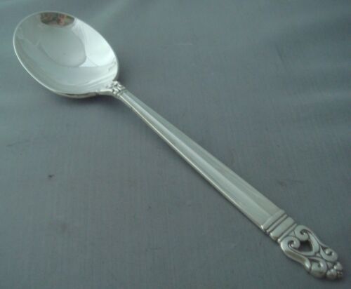 Rare 1915 Sterling Silver Birth Record Spoon Stork with Glasses