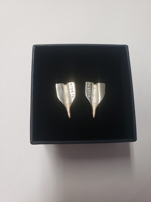 Posh Totty Personalised Paper Plane Cufflinks