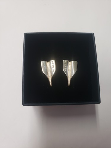 Posh Totty Personalised Paper Plane Cufflinks