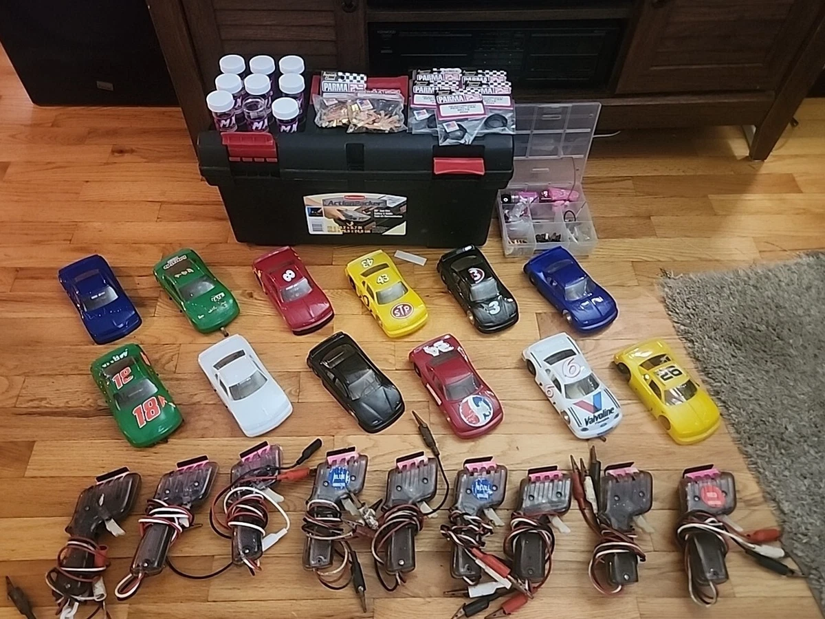 Vintage PARMA Slot Car 1/24 w Turbo 4 OHM Controllers & Accessories! HUGE  LOT! | eBay