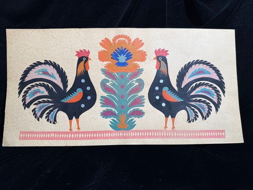 Polish Folk Art - Artist Signed - Original Vintage 1960's Paper Cut - Unusual - Picture 6 of 9