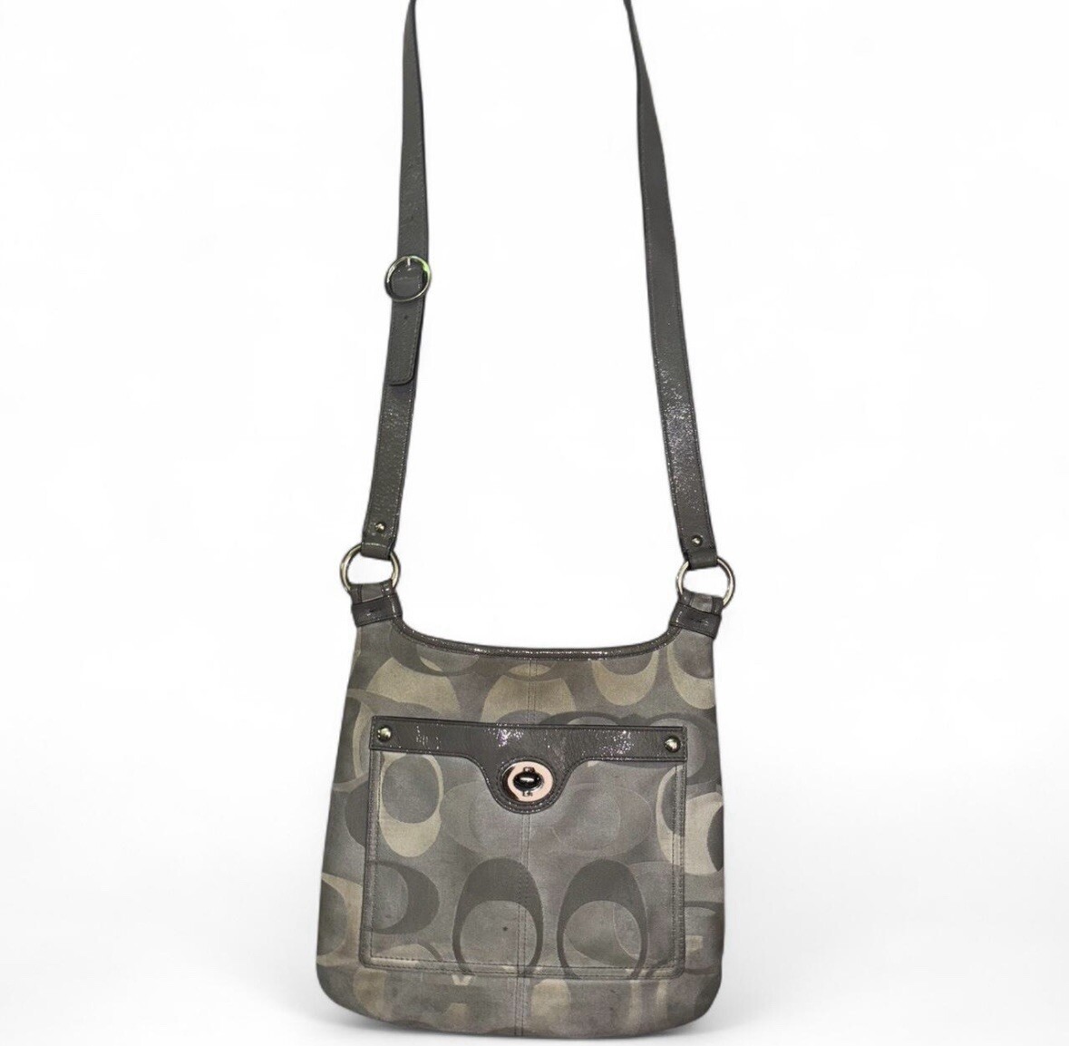 バッグ Rare Vintage Coach Legacy Zip Bag gray COACH® | Vintage Legacy Zip Bag