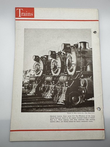 Trains Illustrated Magazine FULL YEAR 1943 Vol.3 No. 3 - Vol. 4 No. 2 EUC - Picture 2 of 24