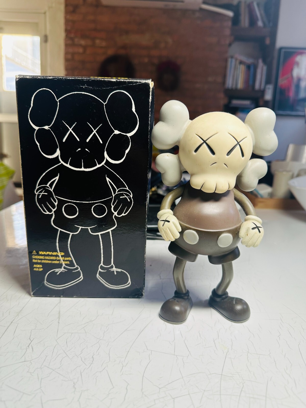 Signed Kaws x Bounty Hunter ' COMPANION Toy Figure 1999