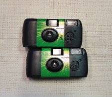 Fujifilm QUICKSNAP-FLASH400/2 Disposable 35mm Camera With Flash, 2 Pack