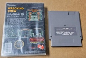 Plastic Storage CASE with NES Game - Wrecking Crew