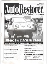 AUTO RESTORER Magazine - September 2003  Electric Vehicles