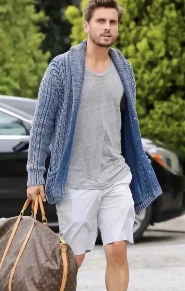 RARO Denim & Supply Ralph Lauren Negro Tejido con Cable Cárdigan Suéter L Foto 3 de 4