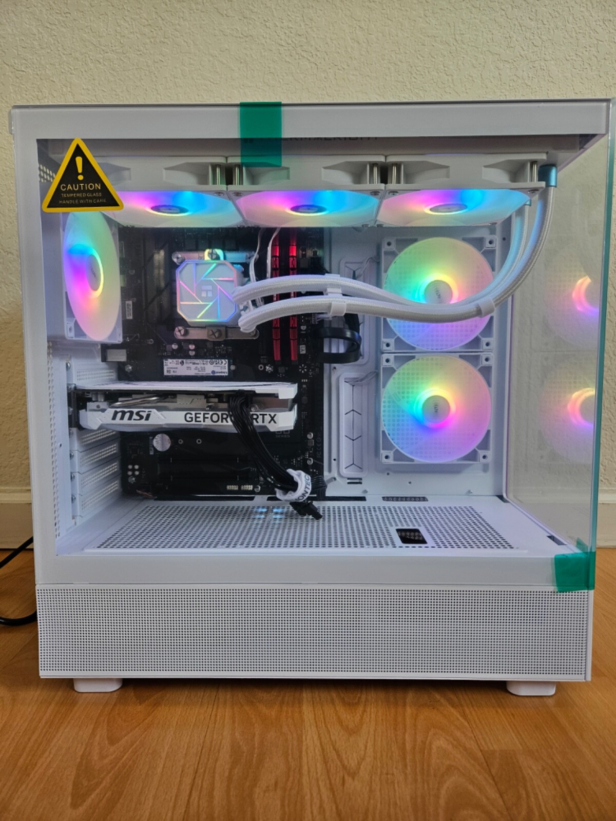 POWERFUL Water Cooled Gaming PC Desktop, i9 12th GEN, RTX 4070, 64GB RAM 4TB SSD