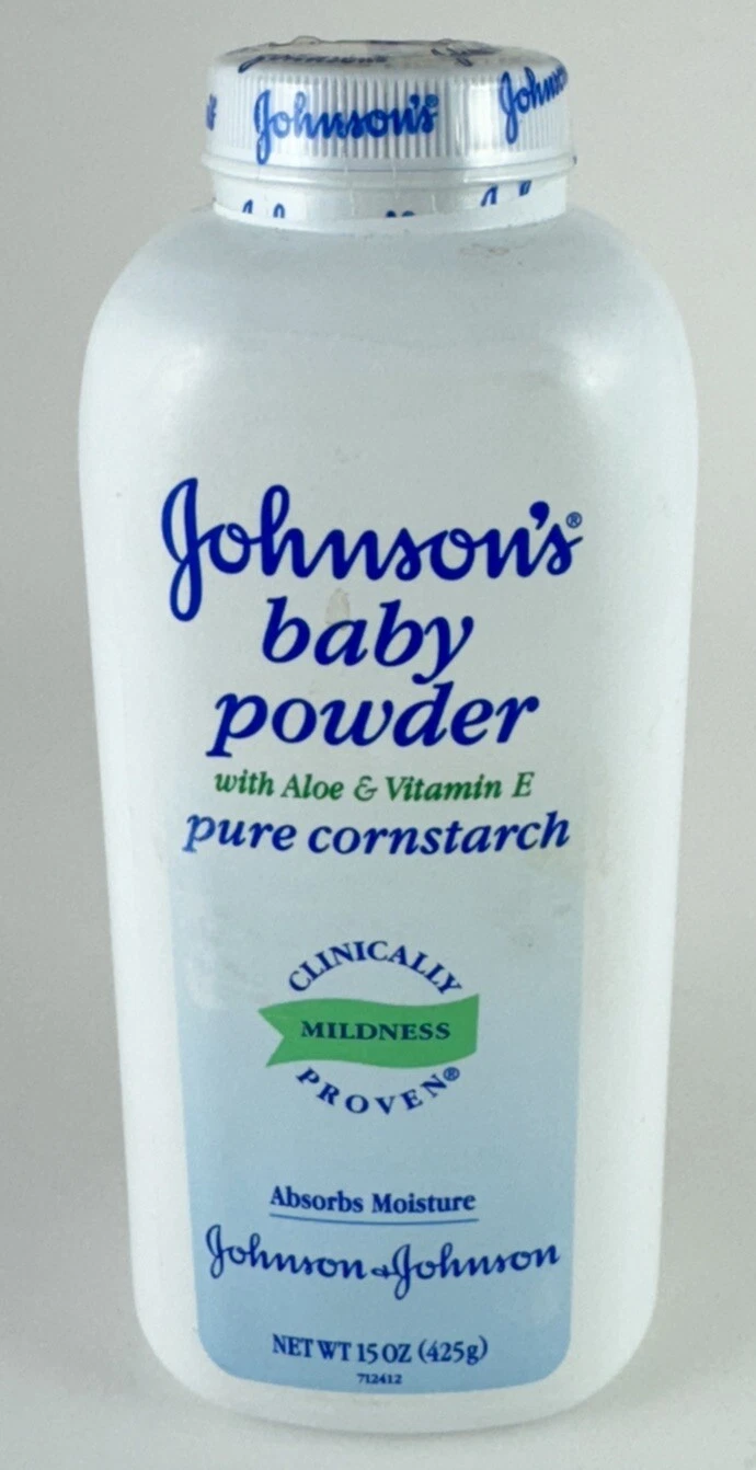 Vintage Johnson’s Baby Powder Aloe & Vitamin E & Baby Pure Cornstarch