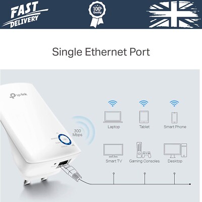 TP-Link WiFi Range Extender Internet Signal Booster WLAN Repeater Universal