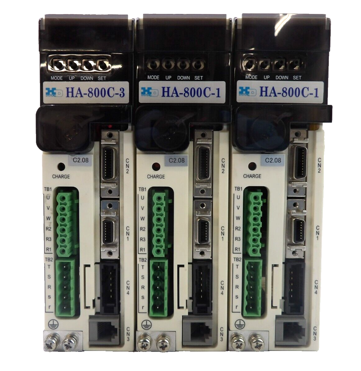 Harmonic Drive HA-800C-3D-200 HA-800C-1D-200 Servo Drive Lot of 3