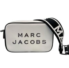 Marc Jacobs Flash Leather Crossbody Bag, Black/White