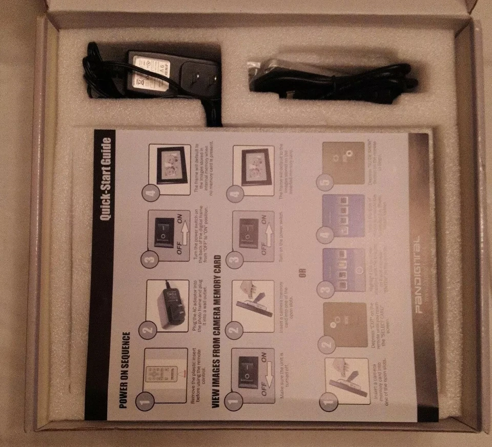 Pandigital 7-Inch Digital Photo Frame Images pictures 7" - Image 3 of 4