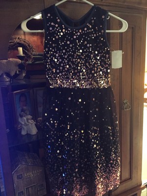 macys navy dress