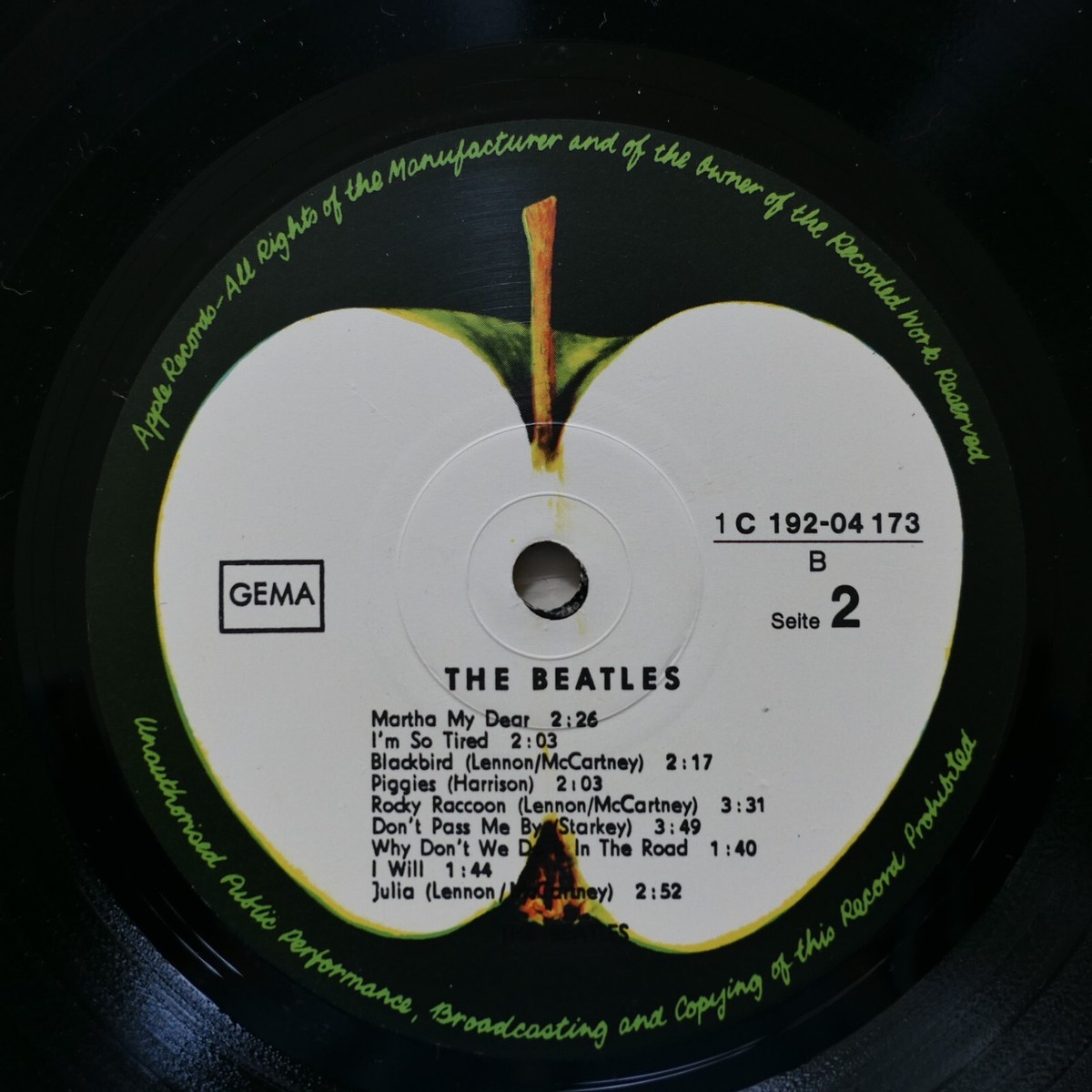Beatles White Album 2LP & Poster & 4 Bilder Apple 1 C 192-04