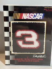 New Caron Nascar Dale Earnhardt 3 Latch Hook Kit Rug Yarn Craft 1999 Sealed