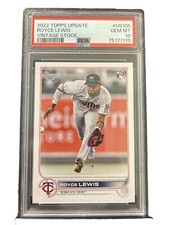 2022 Topps Update Royce Lewis Vintage Stock /99 RC Twins PSA 10