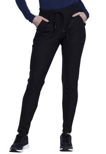 Black Cherokee Scrubs Form Tapered Leg 