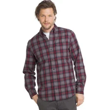 G.H. BASS & CO. Men's Fireside Flannel Shirt, December Sky, XL