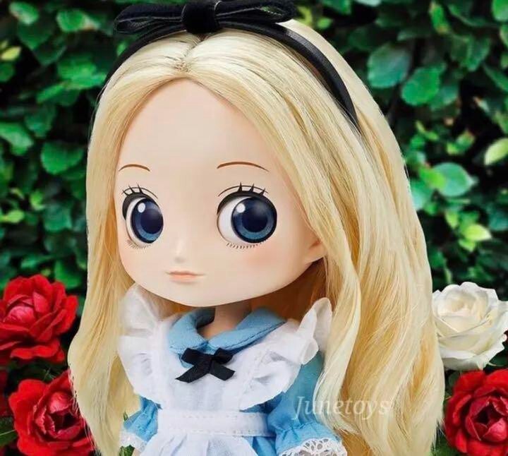 Authentic】Q posket Doll Alice in Wonderland Disney