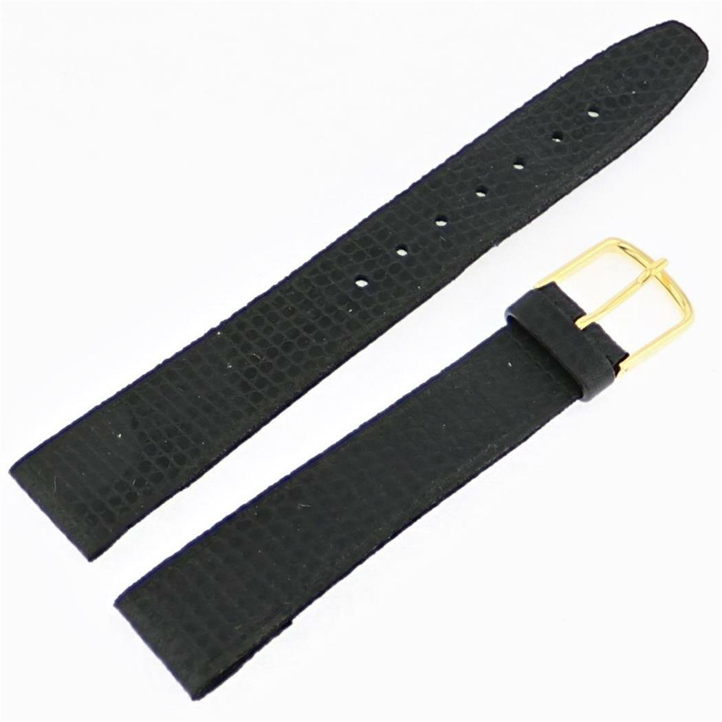 Hirsch Unisex 16mm Black Genuine Lizard Watch band HS3186128 Hirsch Unisex 16mm Black Genuine Lizard Watch band HS3186128