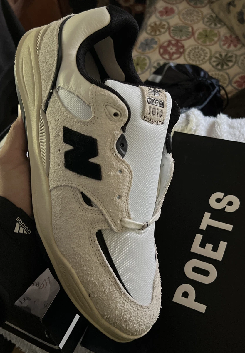 Size 14 DS New Balance Numeric Tiago Lemos 1010 Poets Black Cream Suede NM1010PO