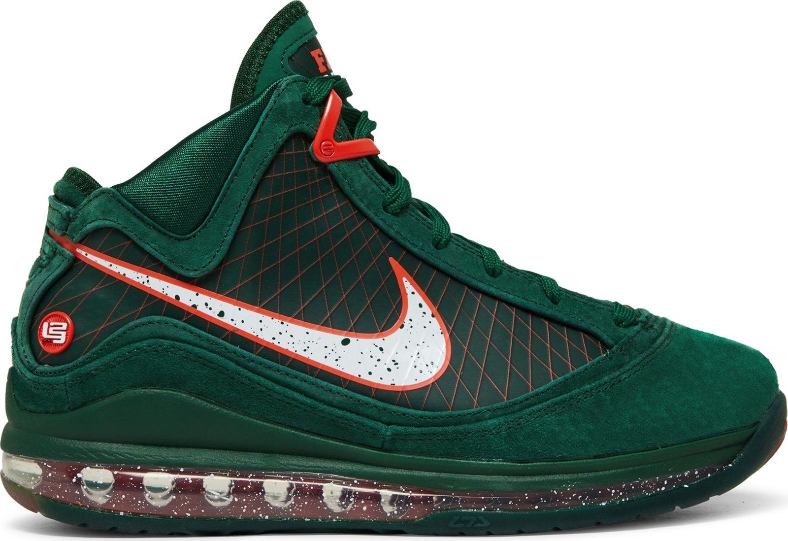 [DX8554-300] Мужские кроссовки Nike LEBRON 7 FLORIDA A&M UNIVERSITY GORGE ЗЕЛЕНОГО ЦВЕТА