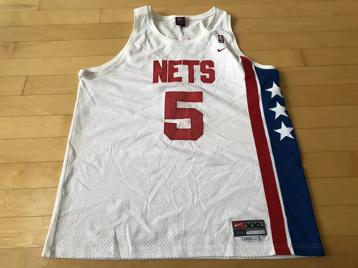 Nike New Jersey Nets #5 Jason Kidd Jersey SZ XXL+2