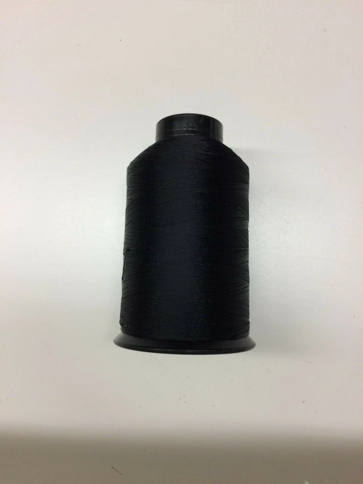 Outdoor Bonded POLYESTER V92 SEWING UV THREAD BLACK ONE 4 oz Spool T-90 Made USA - Image 2 of 3