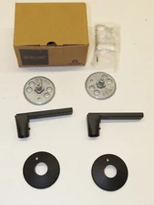 Schlage Northbrook Matte Black Kinsler Dummy Door Lever FC172 NBK 622 KIN