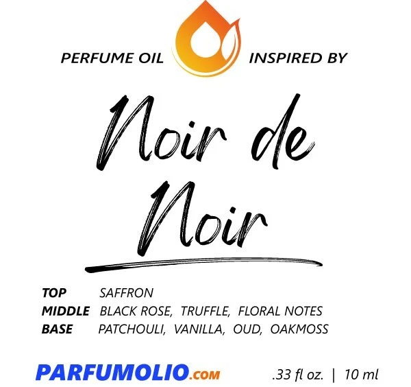 NOIR DE NOIR type Perfume Oil Impression - Fragrance Body Oils - 10ml - Unisex - Imagem 4 de 4