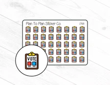 2768~~Vote Planner Stickers.
