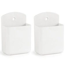 2 Pcs Remote Control Holder Wall Mount, TV Controller Holder, Self Adhesive R...