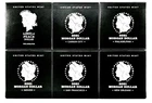 2021 MORGAN AND PEACE DOLLAR 6 COIN SET WITH OGP & COA’S